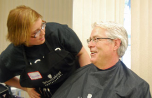 Clip Job: Eugene goes under the clippers before his photo shoot